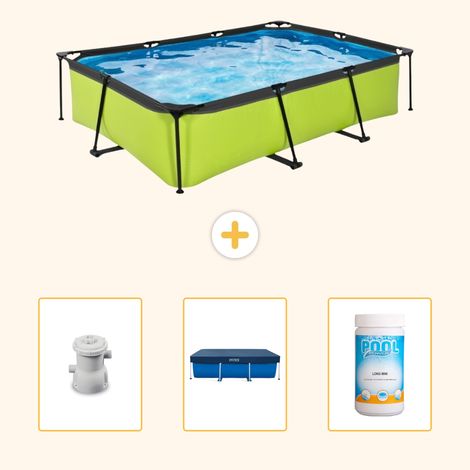 Exit-toys Piscine Exit Rectangulaire - 300x200x65 cm - 4-pièces SCB75 (1/5)