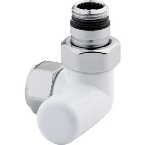 Detentore d'arredo ad angolo dx bianco 1/2 x 24-19  Arteclima