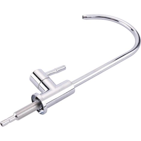 Robinets de filtration d'eau potable chromés 5 x 1/4 pouce, robinets d'évier à osmose inverse, robinets de cuisine (1/5)