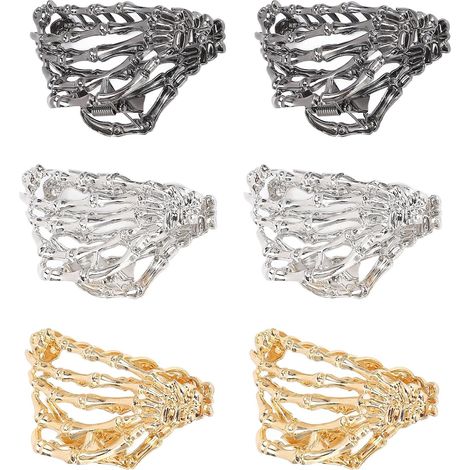 Lot de 6 pinces à griffes innovantes antidérapantes en alliage pour femmes et filles (1/5)