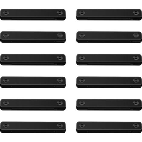 12 magnetische Fensterclips, magnetische Moskitonetzclips, Befestigungsschlaufen für Fliegengitterfenster, Magnete (1/4)