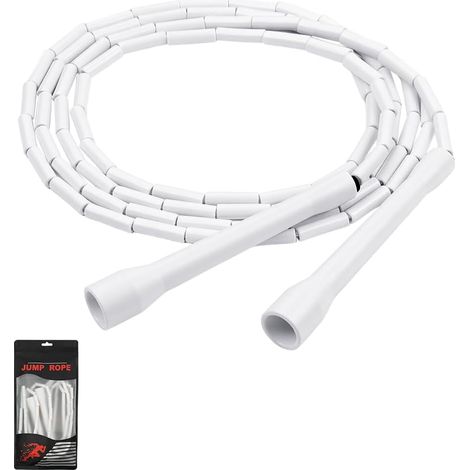 3m Adjustable Skipping Rope, Beaded Skipping Rope with Unbreakable Handles and Chip Resistant Beads, Ideal for Speed Training, Agility and Endurance (1/5)