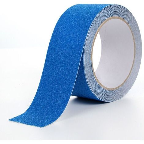 m x 5 cm blaues PVC-Antirutschband für Treppen, Stufen, Böden, Sicherheitsdekoration