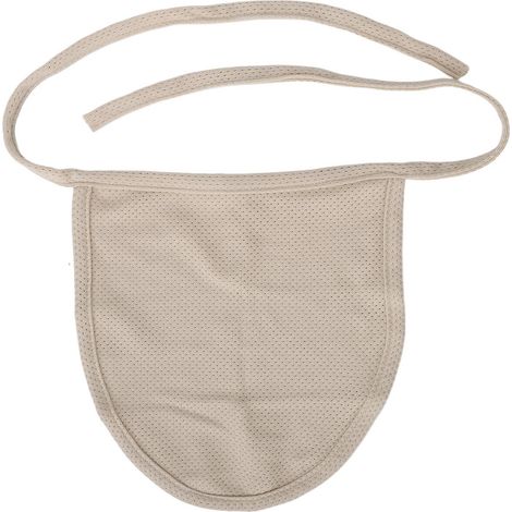 Protecteur de trachéotomie couleur peau, couverture double couche pour stomie cervicale et plaie (1/5)