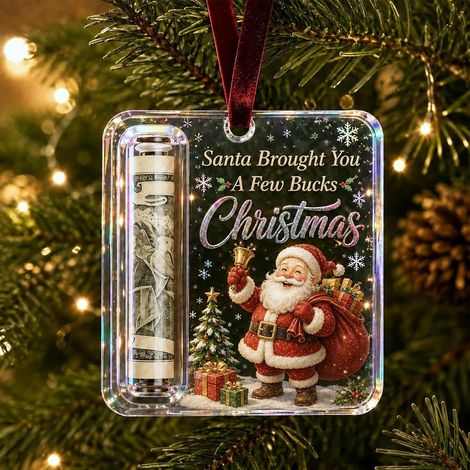 Lot 5 pendentifs porte-monnaie Noël (1/5)