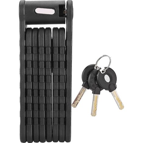 Antivol Pliable en Acier allié pour Moto et Vélo avec Résistance au Cisaillement Hydraulique pour la sécurité du Cyclisme pour Ajustement Universel 6,5 X 2,4 X 0,9 Pouces TY3881 Noir (1/5)