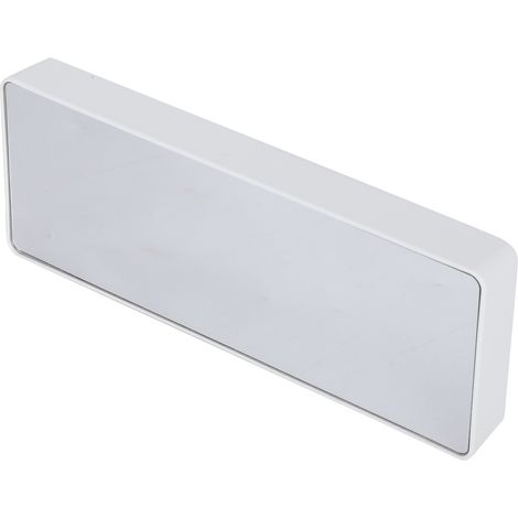 Réveil électronique à affichage LED, miroir numérique, alimentation par piles, double usage 0712 (1/5)