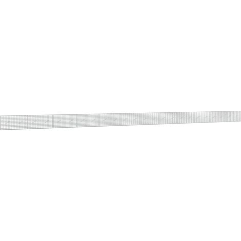 Gabione con Filo da 3,5 mm e Rete da 5x10 cm 1200x10x50 cm