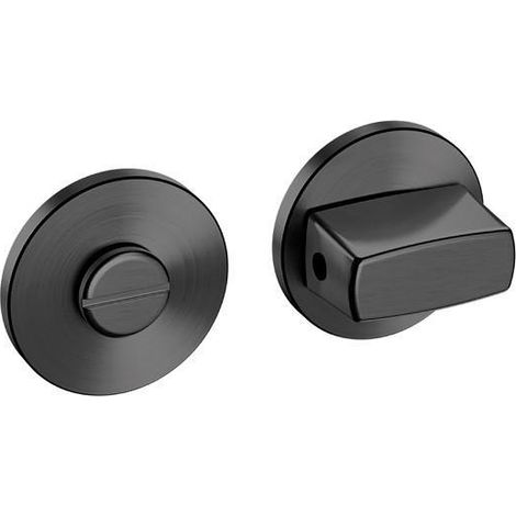 muletilla de baño in.04.116. zamak. fijación oculta. cuadradillo 6mm acabado negro