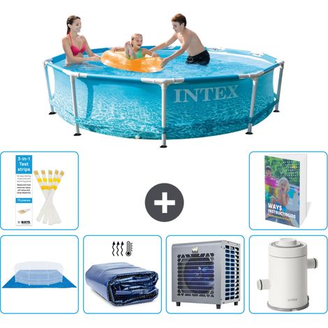 Intex Piscina con struttura Rotonda - 305x76 cm - 7-pezzi S104 (1/5)