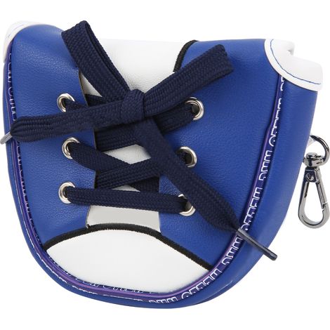Fermeture magnétique personnalisée pour couvre-putter maillet de golf, en cuir synthétique bleu (1/5)