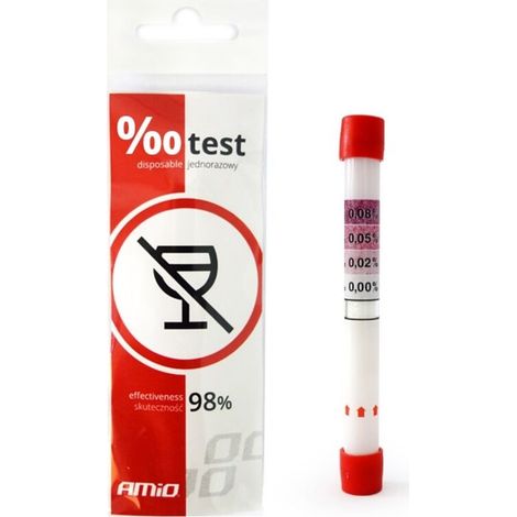 Test d'alcoolémie jetable AMIO-01160