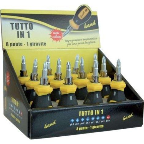 GIRAVITE NANO 8 IN 1 HAND - TA6/PH0/PH1/PH2/PH3/PZ1/PZ2/PZ3 CF=PZ 12 - 1 confezione