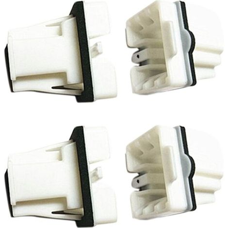 Fibbia per sedile posteriore, 4 pezzi, codice 1609267180, per Citroën, modello 301 208 C3 C4 C-Elysee.