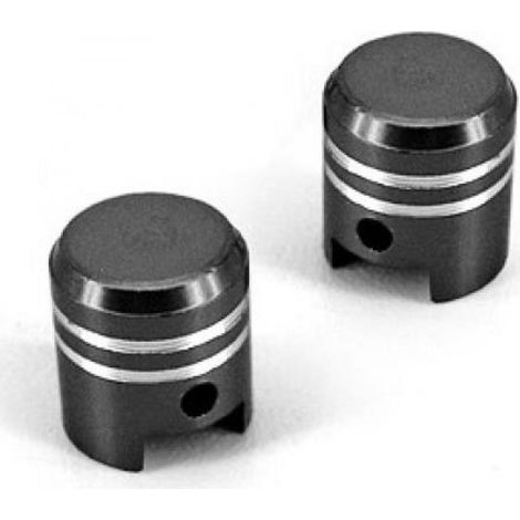 TNT Tuning Ventilstopfen in Pistonform, schwarz, für Auto