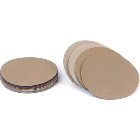 Disques abrasifs de 125 mm, grain 4000 – 20 disques sans trous