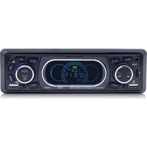 Autoradio Voiture - JEANJEAN - Stéréo Bluetooth - Mains Libres - Double-Din (1/4)