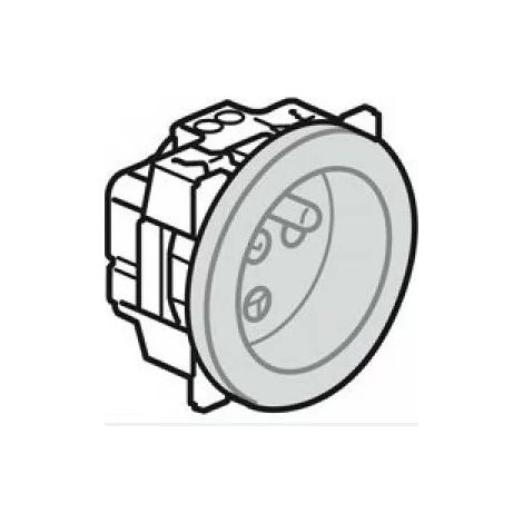 Legrand 067114 - Standard French Céliane power socket - 16A - 250V - 2P+E - keyed