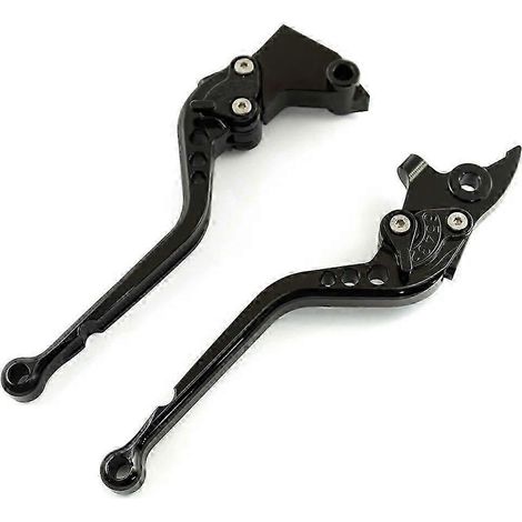 Leviers de frein et d'embrayage réglables en 8 couleurs pour motos Royal Enfield 650 Interceptor Continental Int-650 Gt650 Gt 650 (rouge, 177 mm) (1/5)