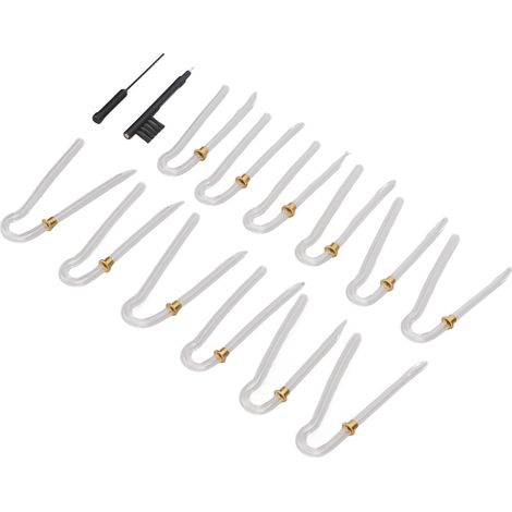 Brosse de Nettoyage Professionnelle pour Tubes d'Aides Auditives BTE avec Attache Métallique (1/5)