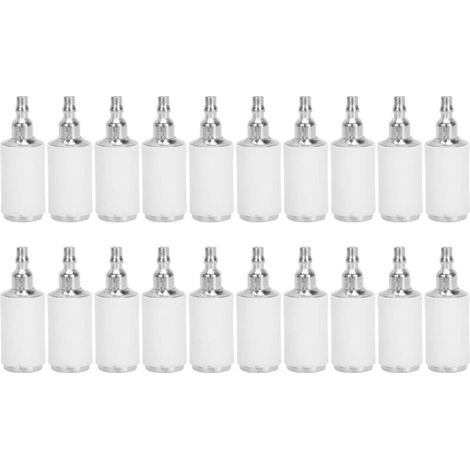 20 pièces remplacement de filtre à carburant adapté pour scie à chaîne tondeuse à gazon tondeuse Machine outil de jardin accessoires de jardin pompes du système de carburant pièces de rechange