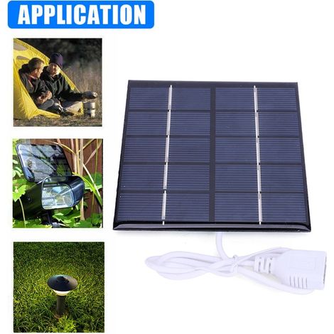 1.2W Solar Panel Charger Mobile Power Supply Polycrystalline (1/4)