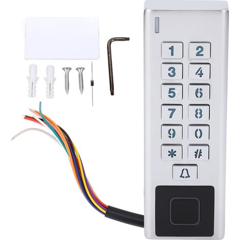 Système de contrôle d'accès aux portes, étanche IP66, mot de passe par empreinte digitale, pour application TUYA, carte d'identité, clavier de sécurité utilisateur 10000 (1/5)