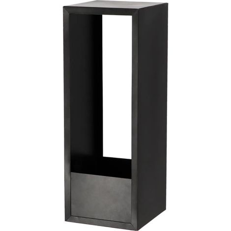 Cadre Mural Vertical pour Plantes S - Métal Noir - 18,5 x 18,2 x H 50,5 cm - Livraison gratuite (1/3)