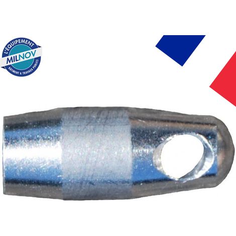 Ogive alu M5 pour aiguille Ø 4,5 et 6 mm – Filetage pour usage professionnel – Compatible avec câbles de 1,5 à 2,5 mm² – Milnov