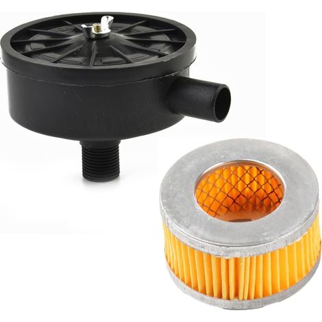 Filtre d'admission de compresseur d'air silencieux Réducteur bruit à air 20 mm Accessoires pompe, pour (1 lot) - 1 Set (1/5)