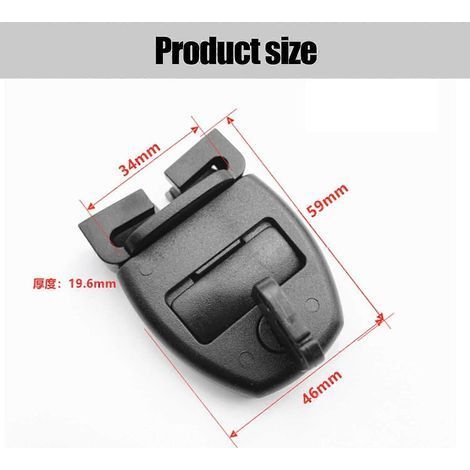 Kit de remplacement de 4 clips de fixation pour couverture de spa/jacuzzi, kit de réparation de clips cassés pour couverture de spa/jacuzzi, clips de verrouillage avec clés et visserie, accessoires de (1/4)