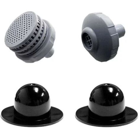 Filtre de sortie de piscine - Buse d'entrée de rechange pour l'entretien de votre piscine - Accessoire durable pour piscines hors sol - Adaptateur pour tuyau d'arrosage (1/4)