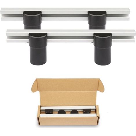 Lot de 2 outils auxiliaires pour table de travail du bois, pour établi de positionnement, pour le bricolage l'arrêt le rabota (1/4)