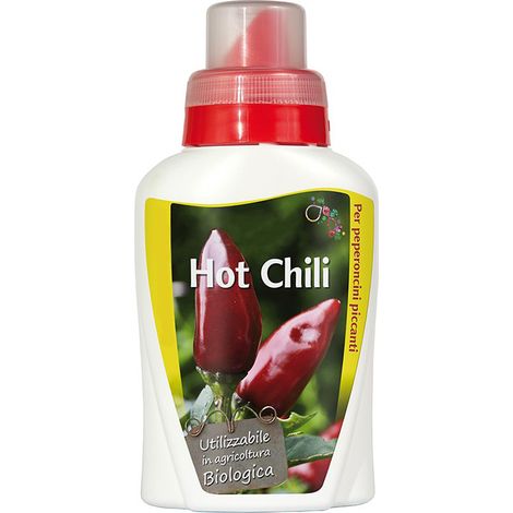 Flacone 300 ml di Fertilizzante liquido concentrato - Per una crescita rapida di peperoncini con tappo dosatore (1/5)