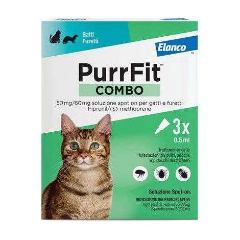 ANTIPARASSITARIO PURRFIT COMBO GATTI ELANCO