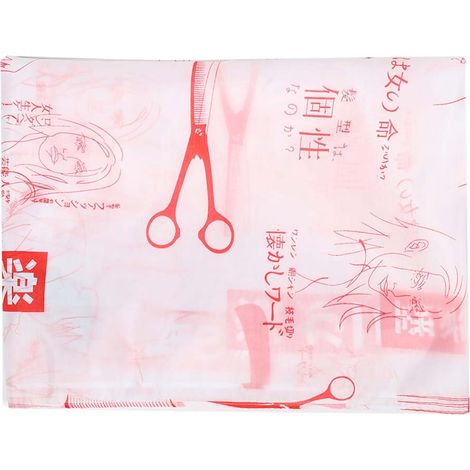 Salon Coiffure Tablier Imperméable pour Coloriste Coupe & Coiffage, Cape de Barbier pour Professionnel, Équipement de Salon Rouge (1/5)