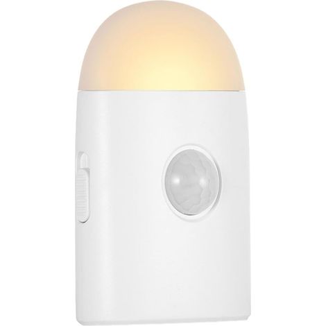 Veilleuse avec détecteur de mouvement, veilleuse pour adultes, veilleuse LED avec détecteur de mouvement, lampe murale sans fil à piles (1/5)