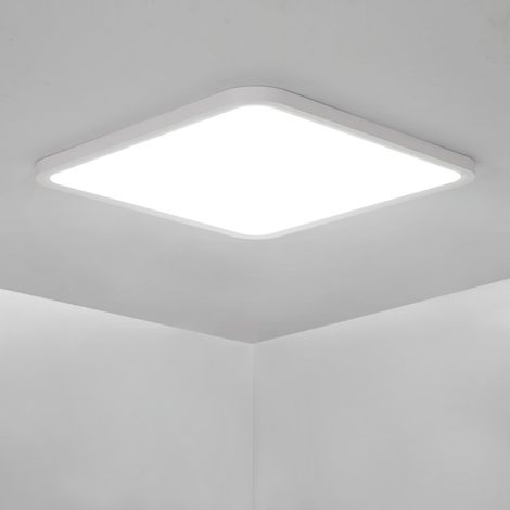 Plafonnier LED Ø40cm, 42W 2070LM Lampe De Plafond, IP44 Plafonnier Salle De Bain LED, 6500K Lumière Blanche Luminaire pour Chambre, Salle De Bain, Cuisine, Couloir, Balcon (1/5)