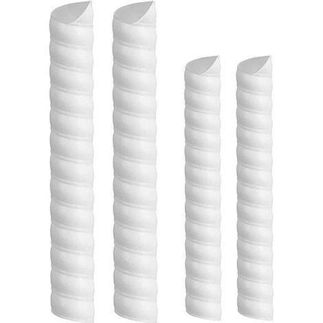 CCYKXA (White) Protective sleeves for tree trunks to protect young trees against deer, rodents and winter damage (1/4)