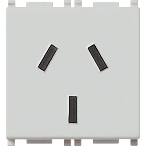 VIMAR - 14253.SL SICURY 2P+T 20A Prise argent argent