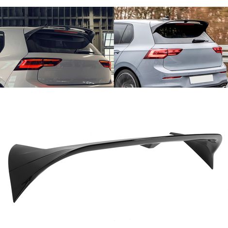 Standard Clubsport Heckspoiler 2021 für Volkswagen Golf 8 (übergroße und übergewichtige Modelle), glänzend schwarze Ausführung (modifiziert). (1/5)
