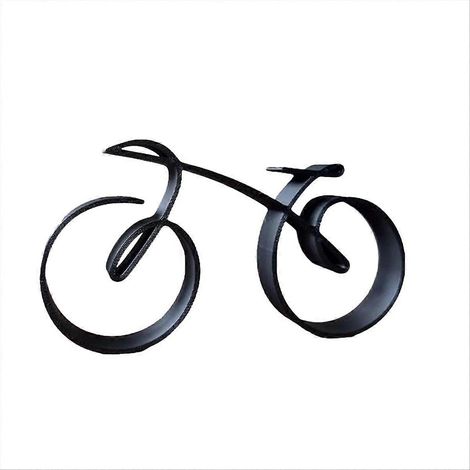 Bicyclette Rétro Décorative en Fil Métallique, Sculpture de Bureau Minimaliste, Cadre Vintage pour Décoration Intérieure (1/5)