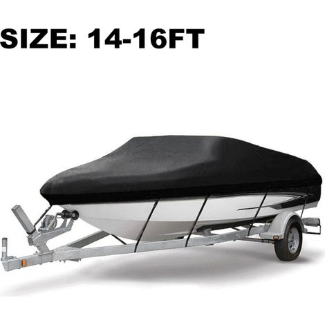 Housse bateau imperméable Oxford 300D argentée 530x290cm – Protection UV anti-écrasement pour yacht 4.27-4.88m (1/5)