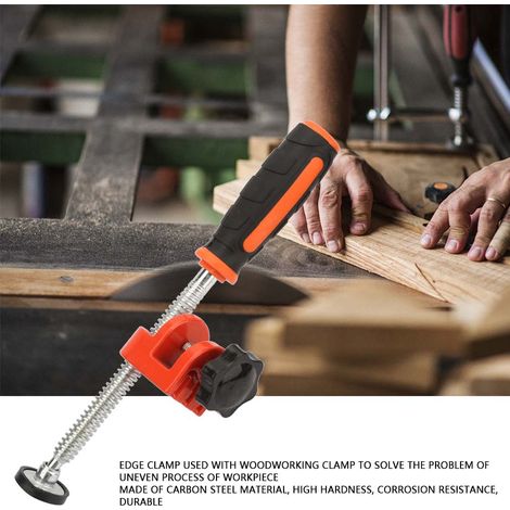 Serre-joint de chant robuste pour menuiserie, fixation bois, outil menuisier (1/5)