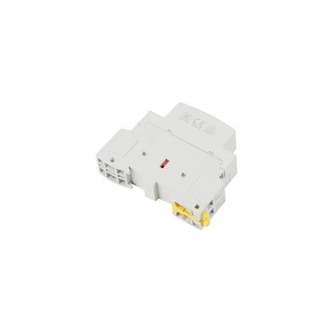Contattore AC domestico 2P 20A su guida DIN 220V/230V 50/60Hz, contattore domestico AC, 1NO 1NC, con montaggio su guida DIN (220V/230V) (1/4)
