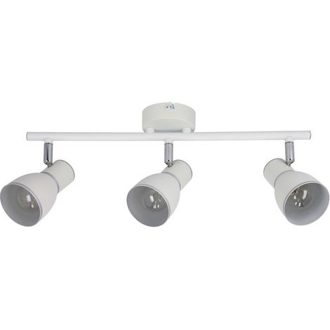 Plafoniera Candellux FIDO 93-63403 3xE14 metallo bianca/argento (1/5)