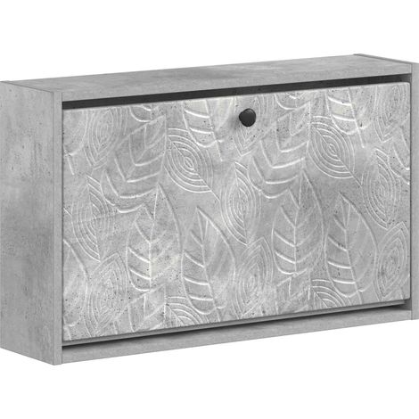 Wall-Mounted Shoe Cabinet DELFT 71 x 17 x 43 cm Engineered Wood vidaXL (1/5)