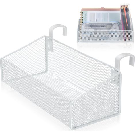 Étagère de chevet – Panier de rangement suspendu en métal pour lits superposés, lits d'enfant, dortoirs d'étudiant, étagère de lit pour téléphone portable, écouteurs, magazines et collations (1/5)