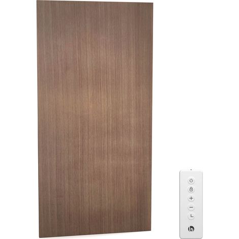 Blumfeldt Infrarot Wandheizung 700W IP44, WLAN- & App-Steuerung, Thermostat, 99 % Effizienz, Überhitzungsschutz, für Badezimmer, Wandmontage, 0-37 °C, Holz Design (1/5)