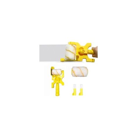 Rouleau Brosse Peinture, Brosse à Rouleau de Bordure Brosse Maison Peinture Outils Mur Peinture Rouleau Brosse Ensemble pour Mur, Plafond, Porte